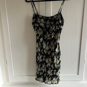 Vintage 90s Betsey Johnson Floral Mini Dress